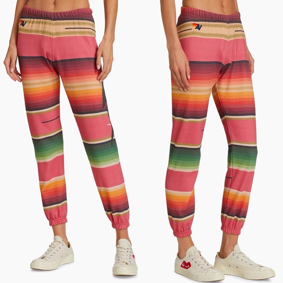 Aviator Nation Serape Bolt Stitch Sweatpants - Picture 1 of 10